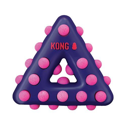 KONG Dotz Triangle - Hundespielzeug, Kauring