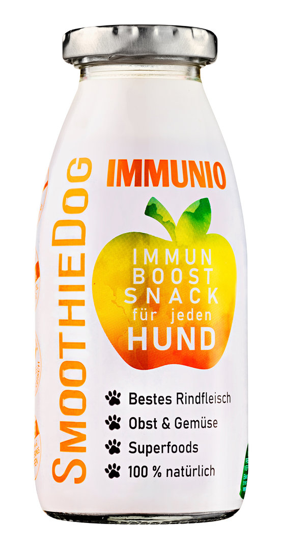 SmoothieDog Immunio - Bestes Rindfleisch, Obst & Gemüse